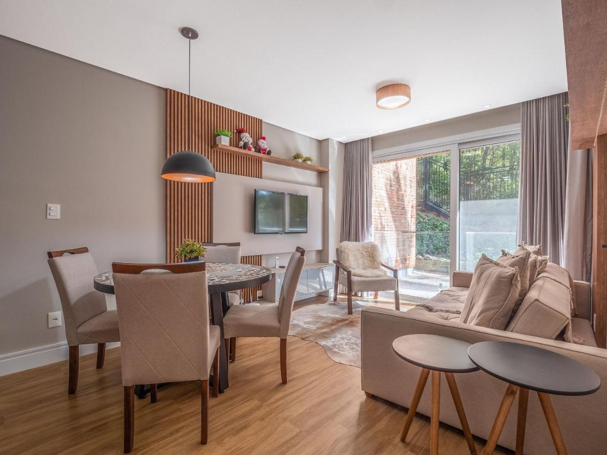 Alpes Da Montanha 304 - Apartamento Em Gramado Eksteriør billede